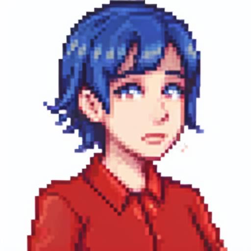 Portrait Style Red Shirt Blue.png